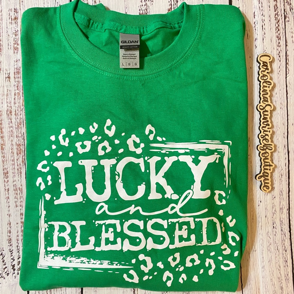 Lucky and Blessed Tee